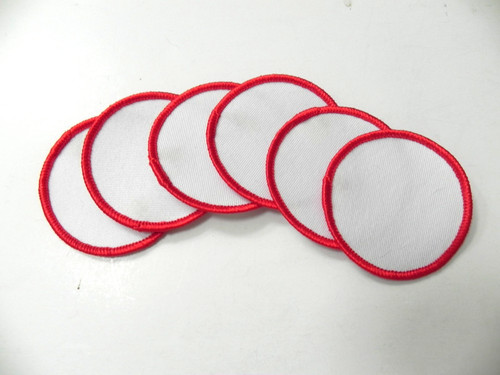 Blank patches sew round - patches, on